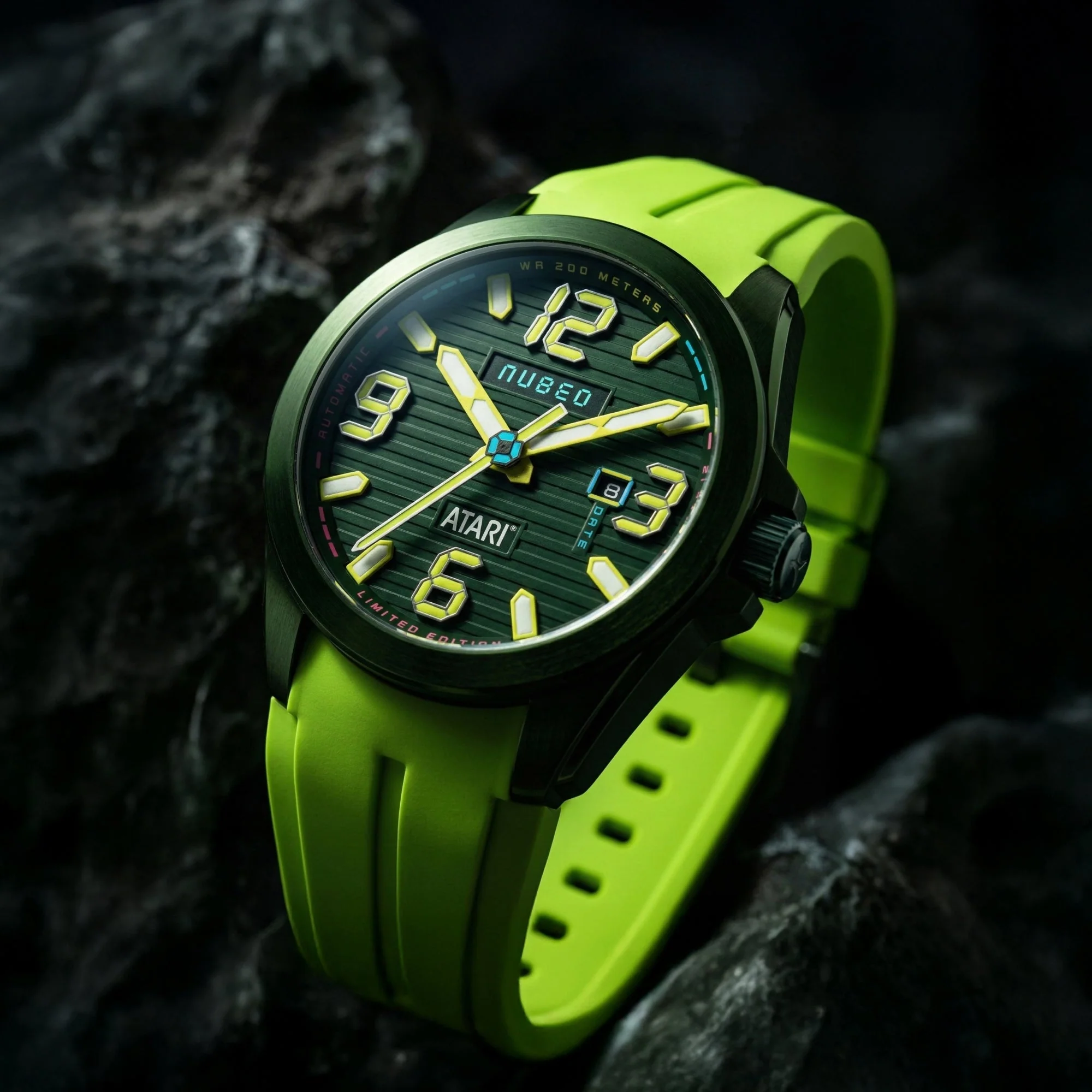 Torrent Automatic Atari Rainbow Limited Edition Green / Green Rubber Green Dial - Image 2