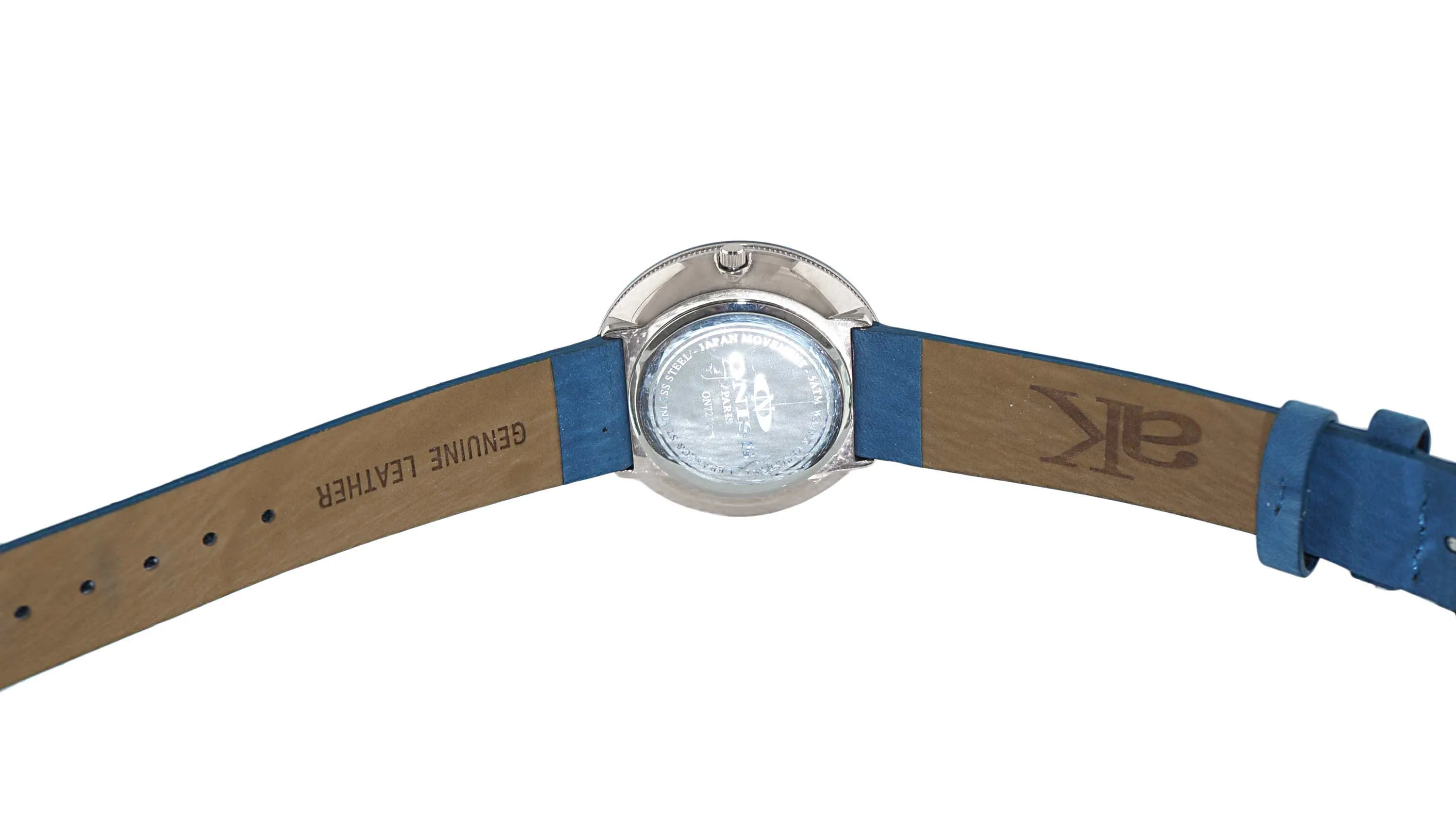 TOULON WHITE-SILVER / BLUE | Silver tone Dial - Image 3
