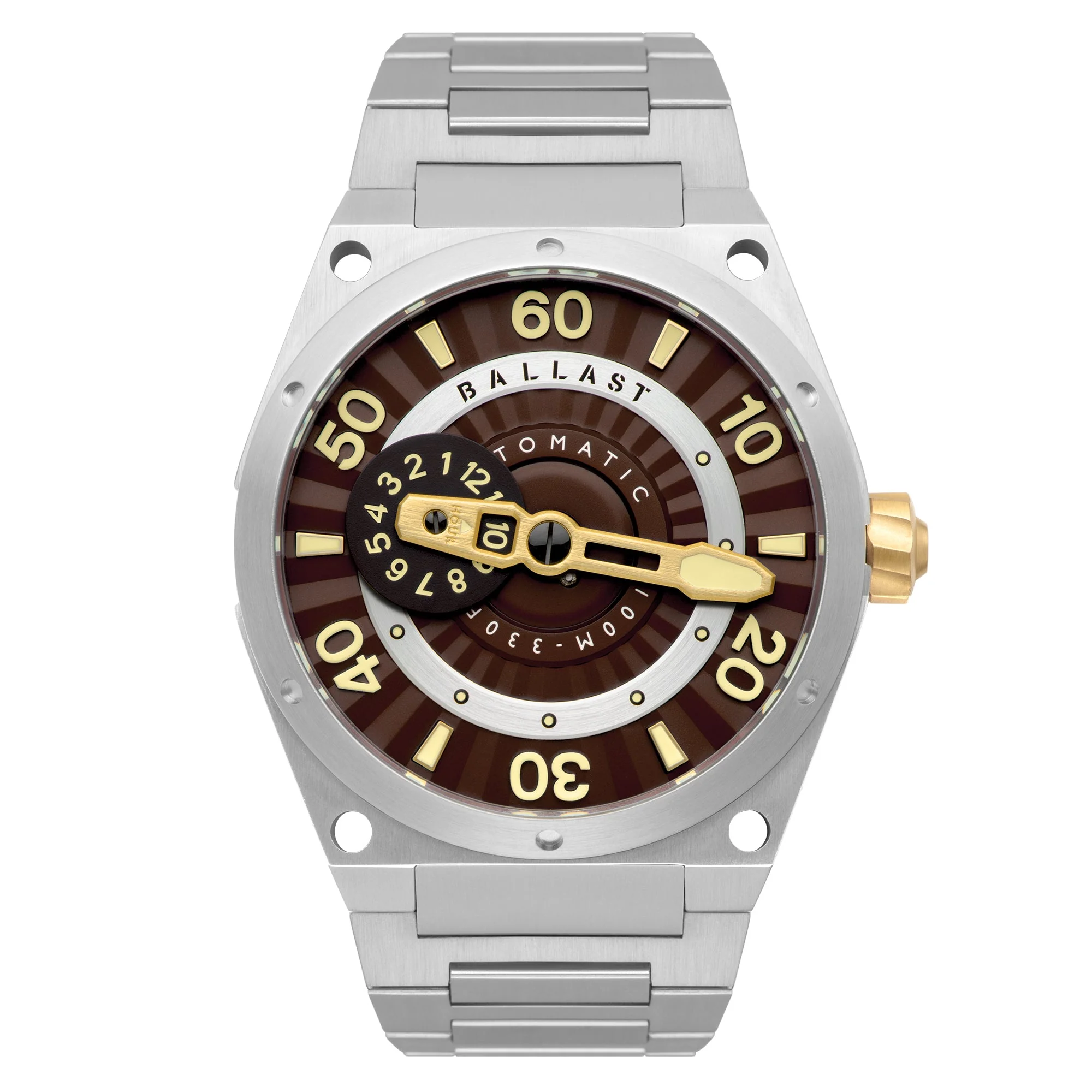 Pampanito Automatic Brown / Stainless Steel Brown Dial - Image 4
