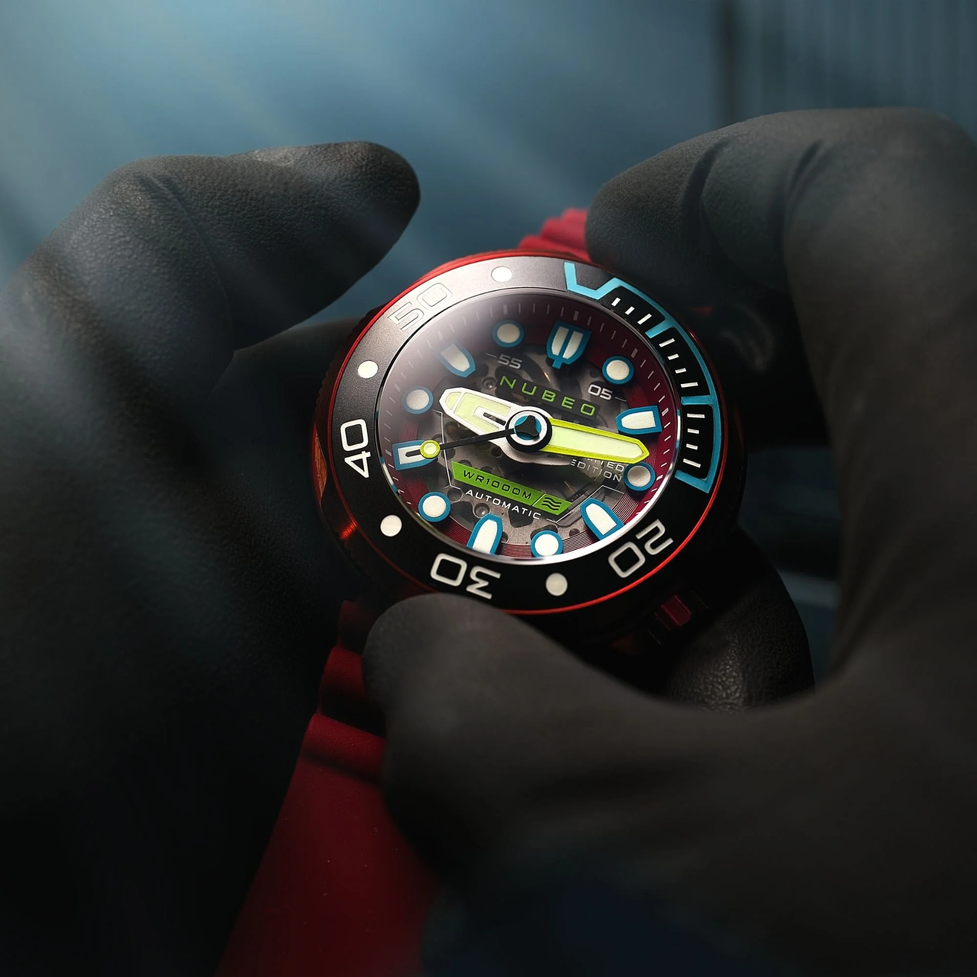 Ventana Skeleton Automatic Limited Edition Red / Red | Red Dial - Image 3