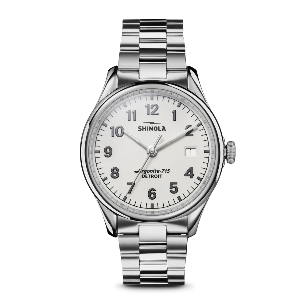 Vinton 38mm White | White Dial