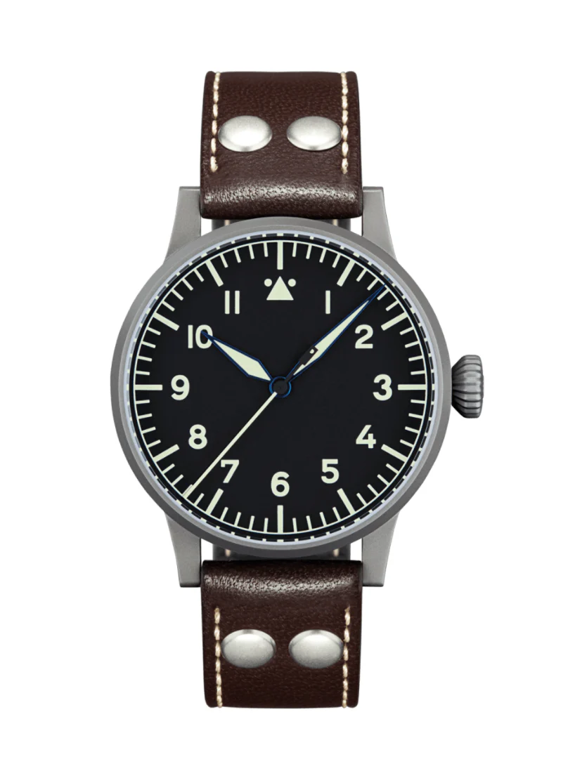 Westerland Pilot Watch Original 45mm Handwinding Black Dial
