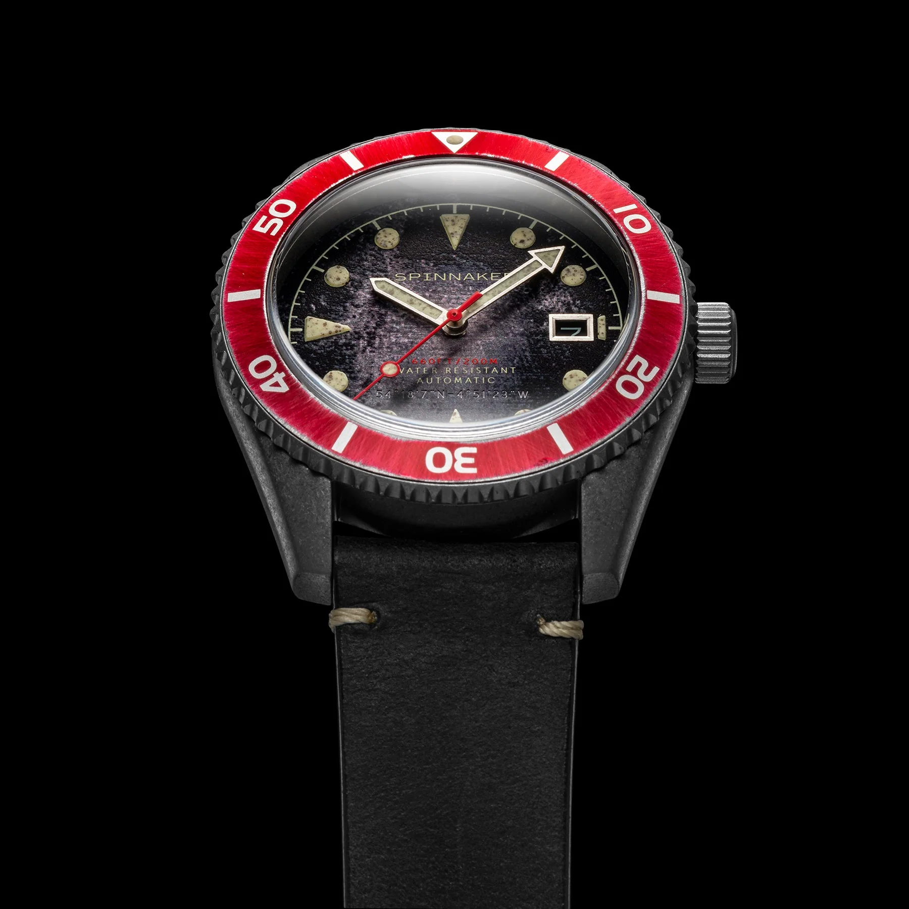 Wreck Red Ring & Gray / Leather | Black Dial - Image 25
