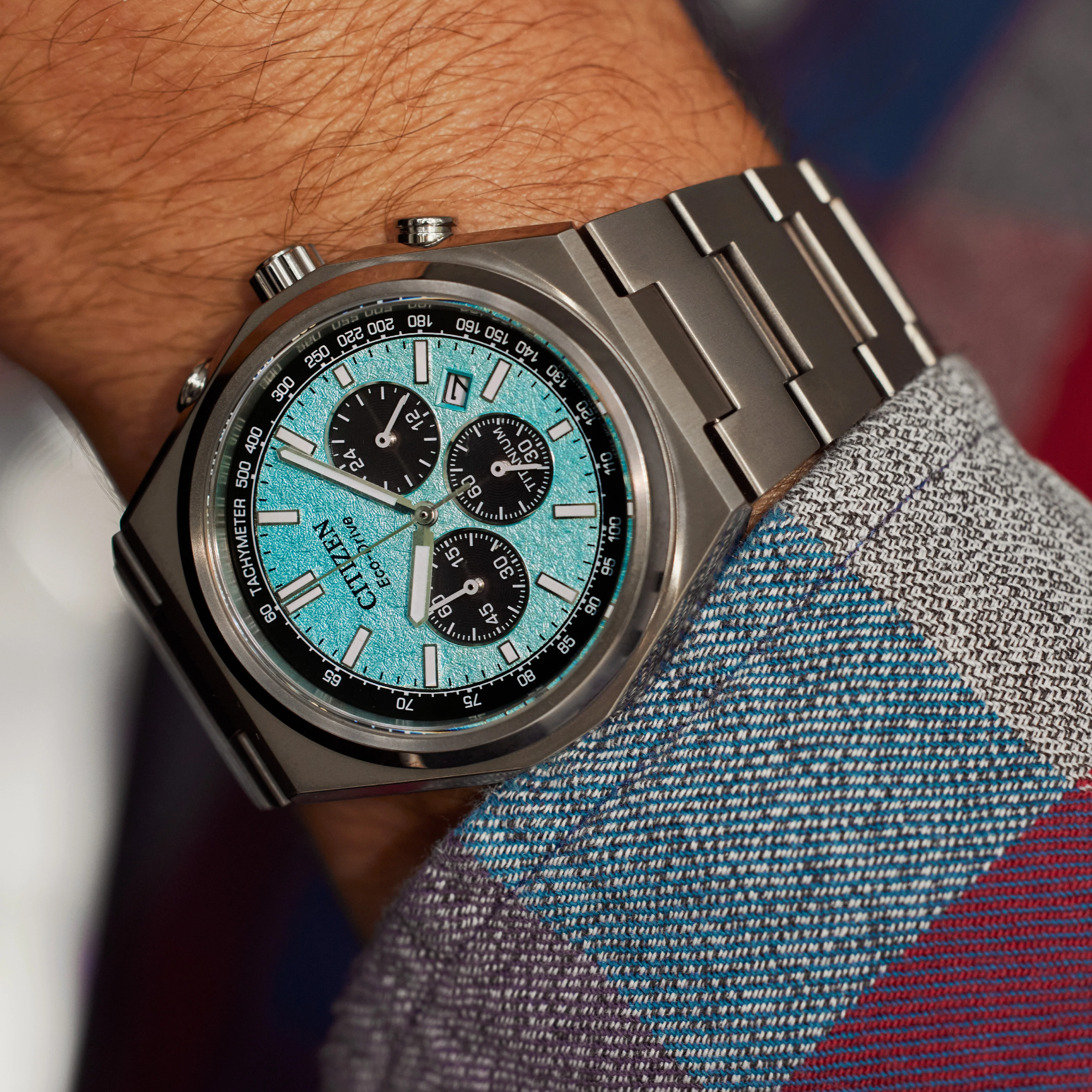Zenshin Chrono Blue / Super Titanium | Blue Dial - Image 3