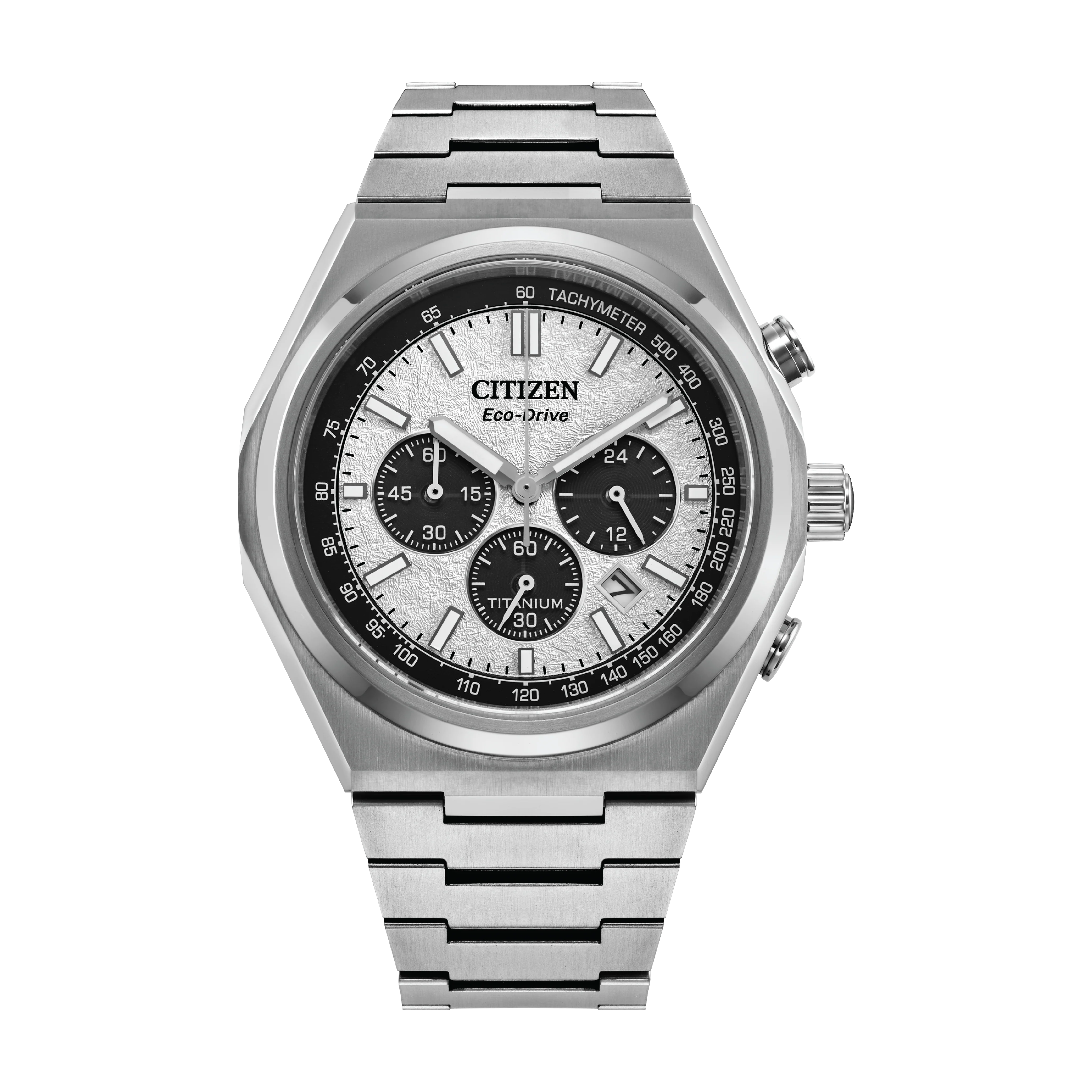 Zenshin Chrono Silver / Super Titanium | Silver Dial